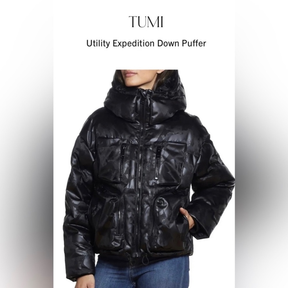 Tumi Noir Camouflage down puffer jacket